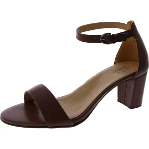 Vera Womens Buckle Ankle Strap Heel Sandals