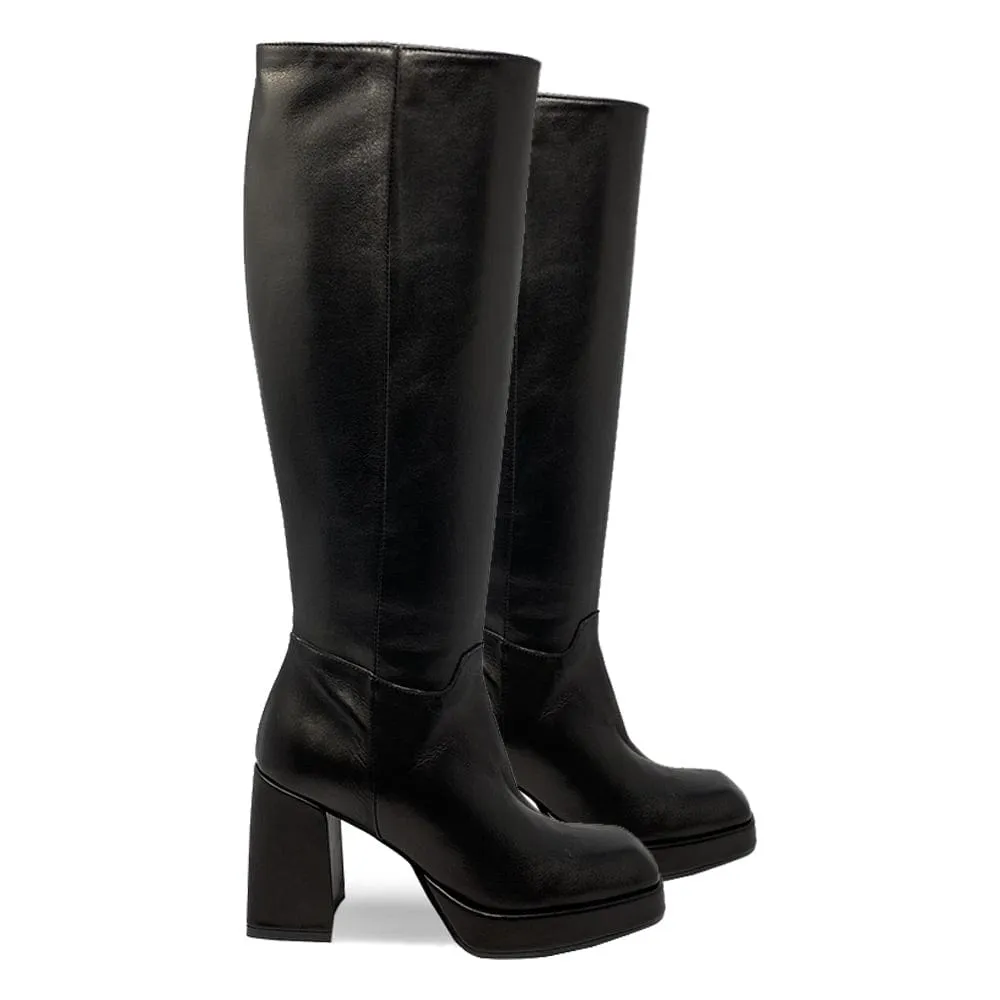 VIVIENNE BLACK LEATHER