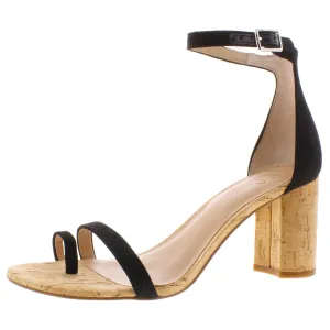 Wanada Womens Block Heel Ankle Strap Dress Sandals
