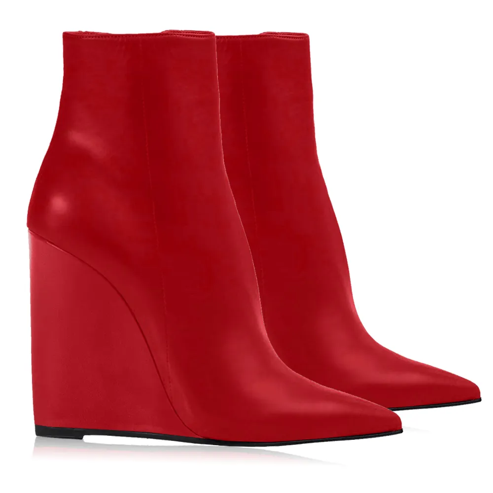 WANDA RED LEATHER