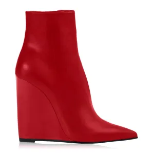 WANDA RED LEATHER