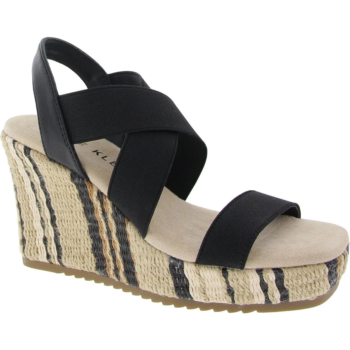 Wendi Womens Wedge Slip On Heels