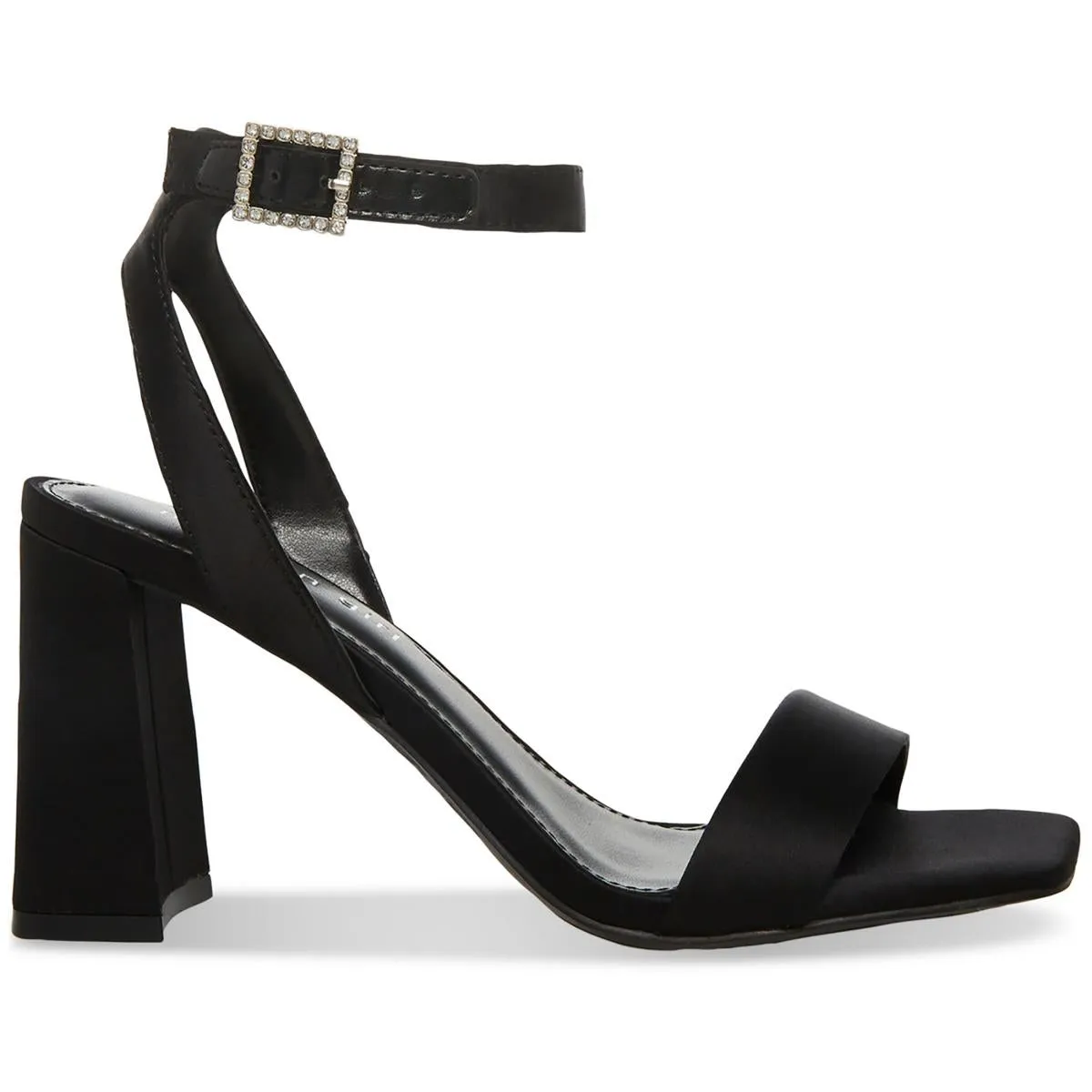 Winnii Womens Satin Block Heel