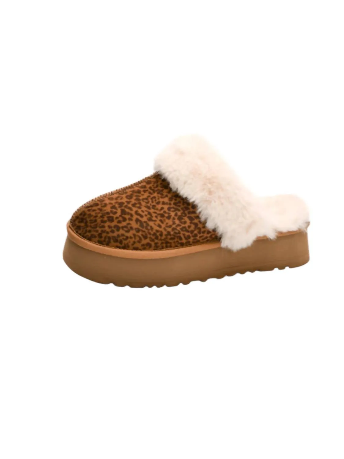 Women Cuddle Up Slipper In Mini Leopard