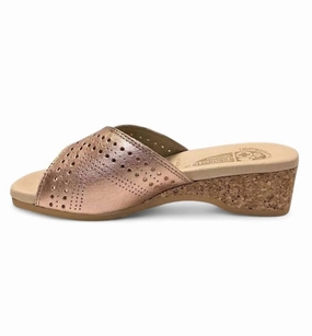 Women's 251 Sandal In Peach Metallic