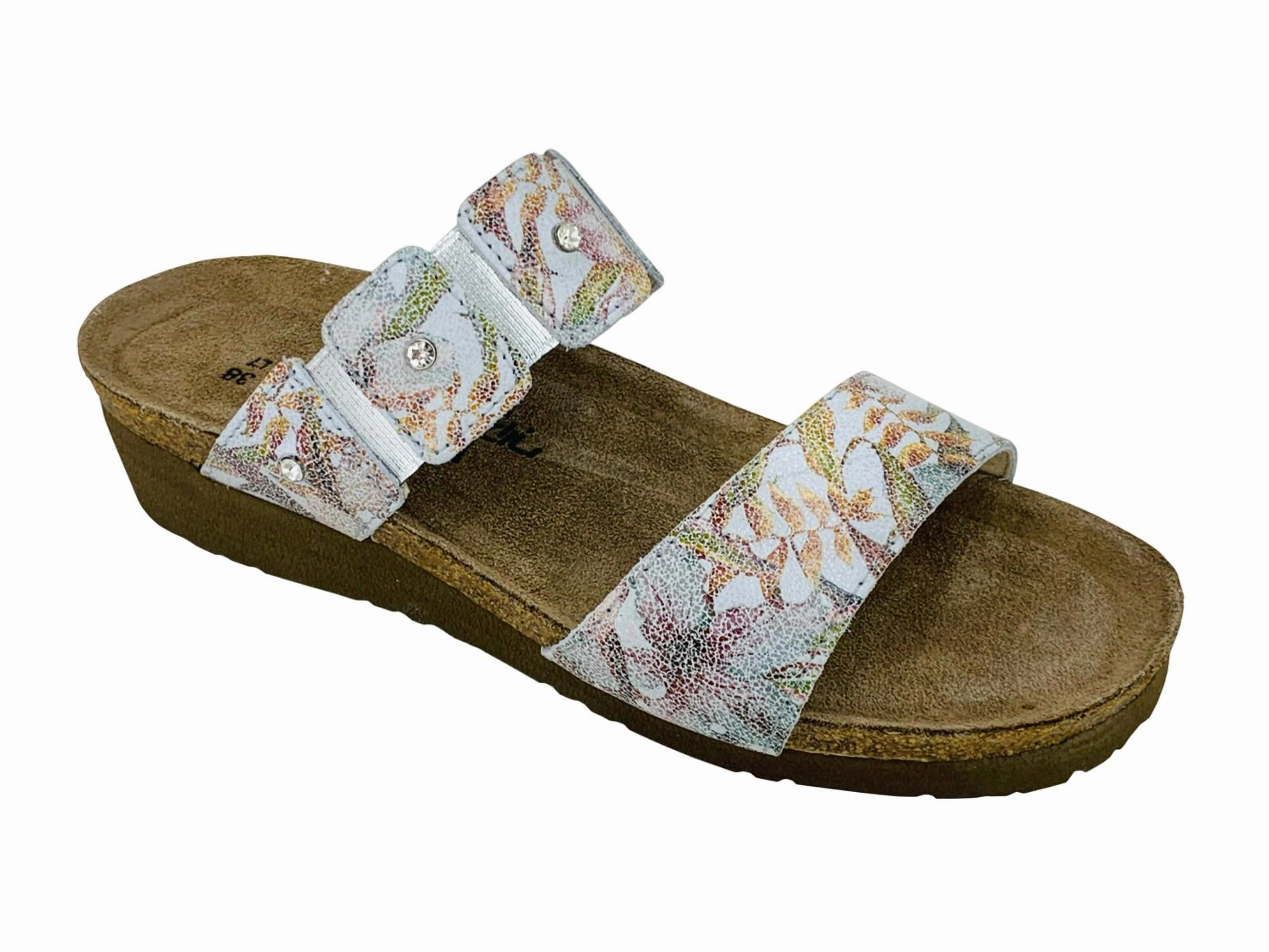Women's Ashely Sandal In Floral Leather