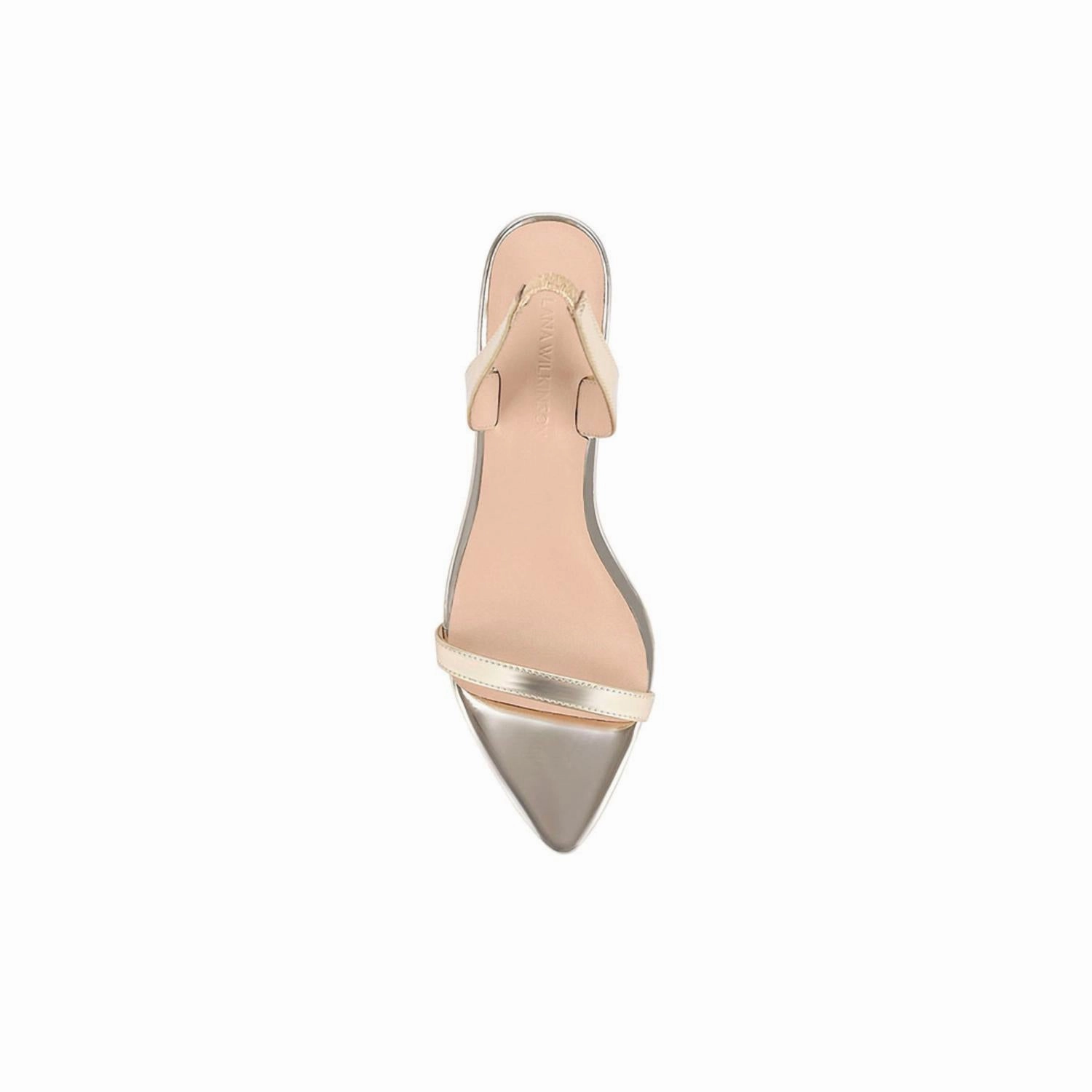Women's Cleo Slingback Sandal In Gold Patent