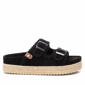 Women's Suede Flat Sandals By XTI