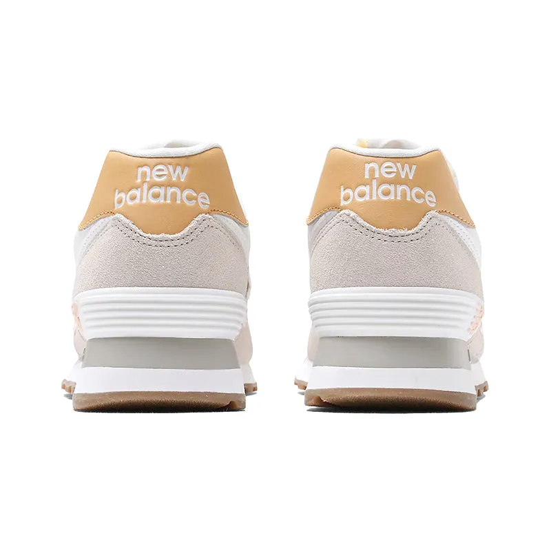 Women's 574 Timberwolf/Alpha Orange