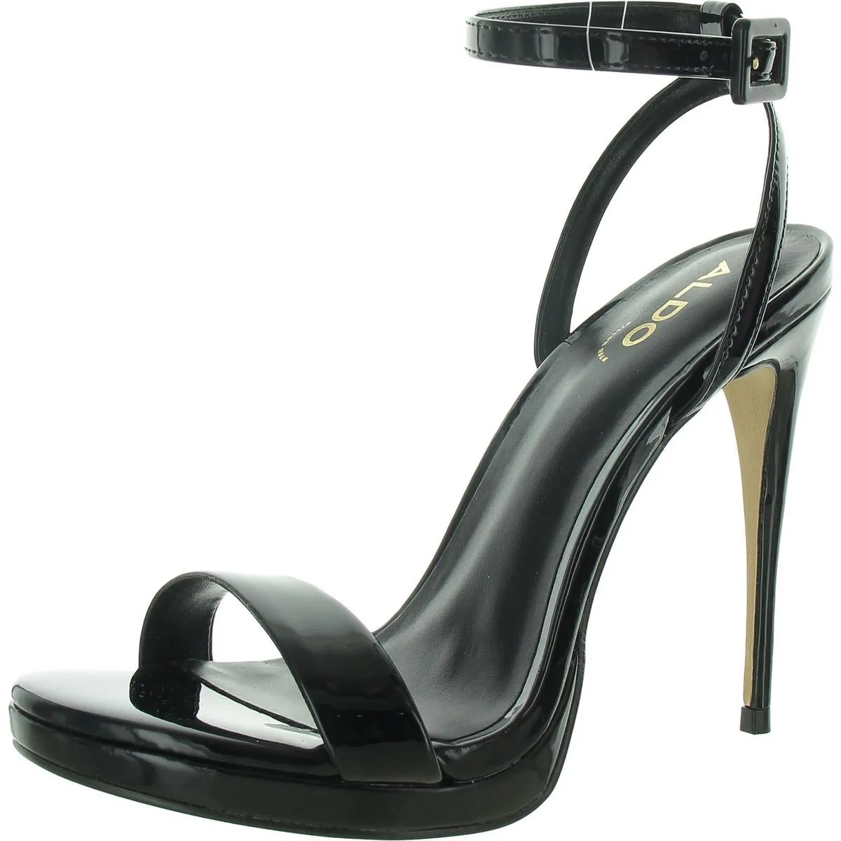Womens Adjustable Patent Heels