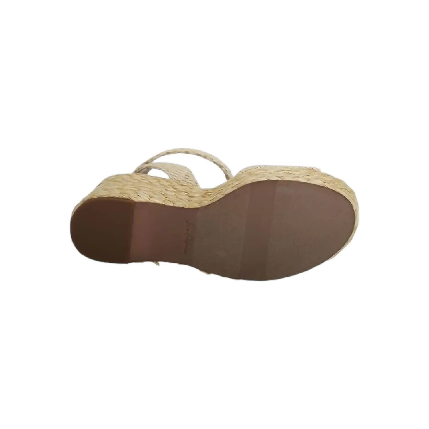Women's April Platform Sandals In Linen Raffia