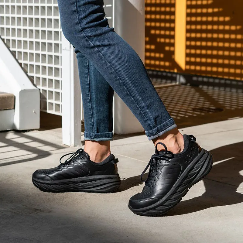 Women's Bondi Slip Resistant (WIDE) Black/Black