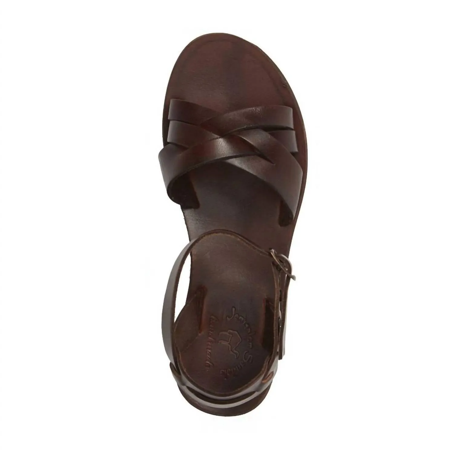 Women's Chloe Leather Adjustable Sandal In Brown