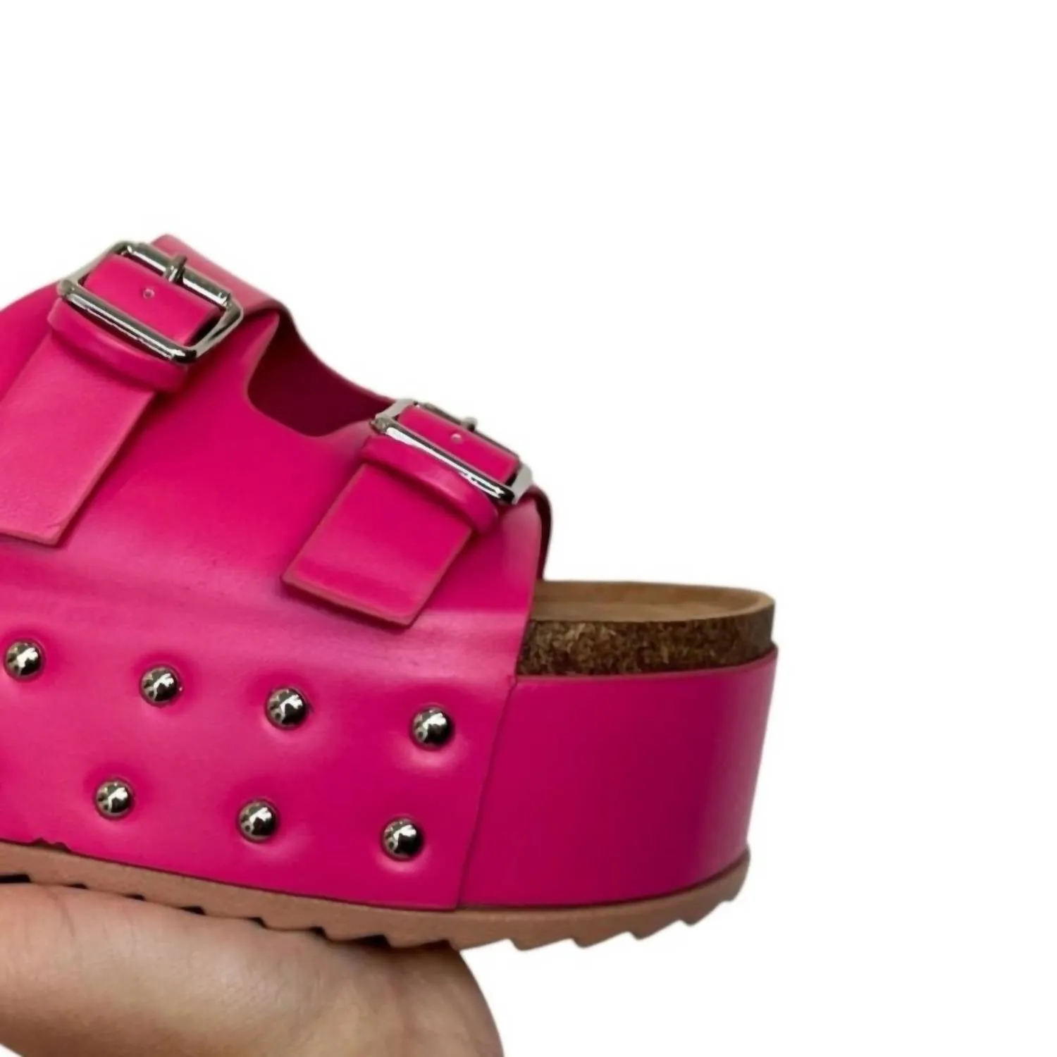 Women's Elevate Platform Sandals In Pink/silver