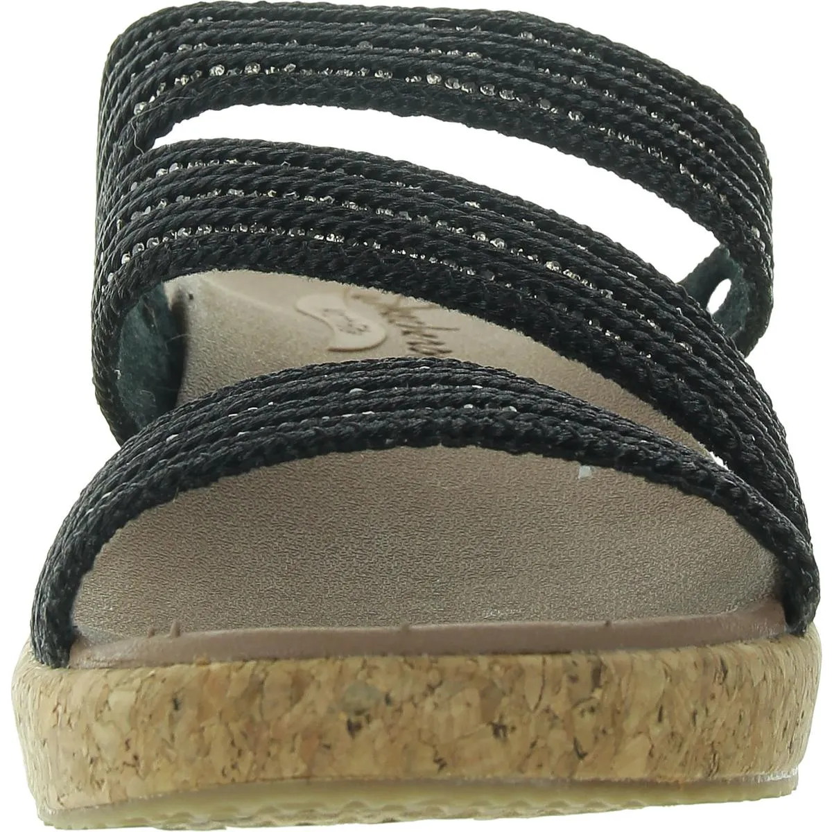 Womens Embellished Arch Support Wedge Sandals