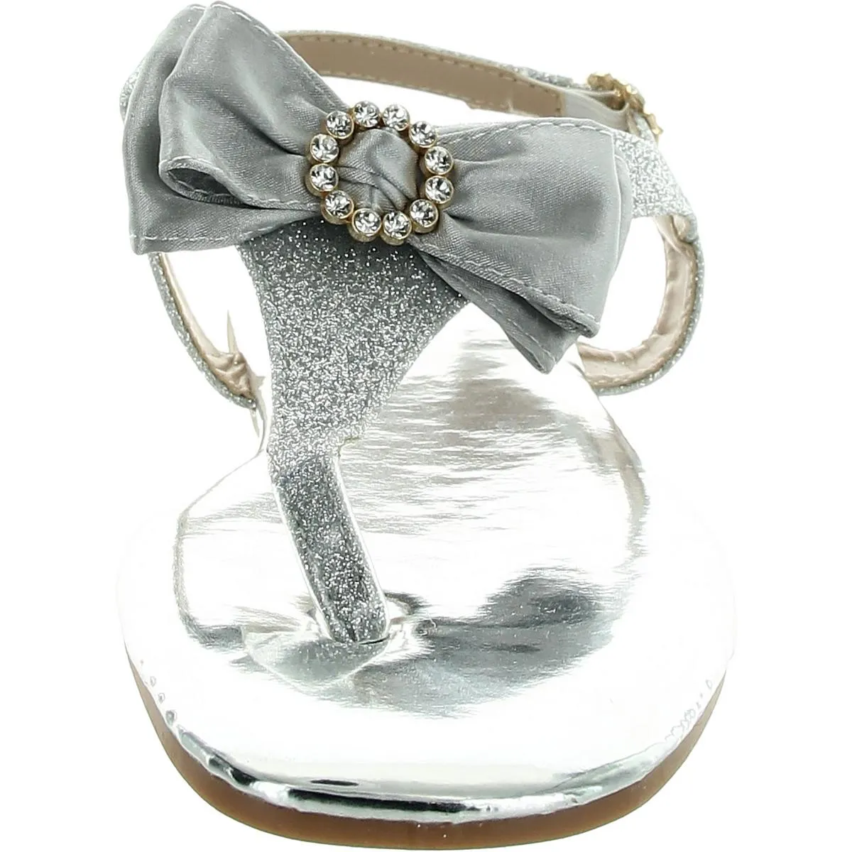 Womens Embellished Manmade Ankle Strap