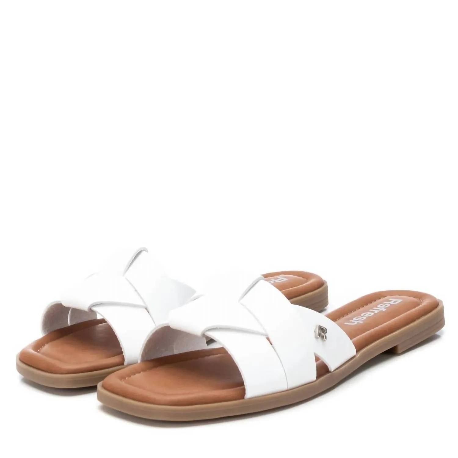 Women's Flat Sandals In White