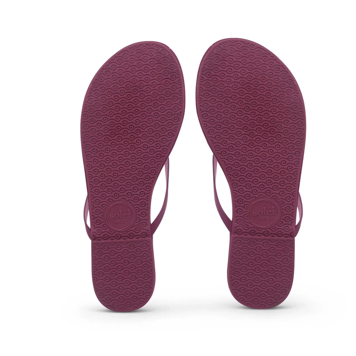 Women's Indie Sandals In Claret With Pink