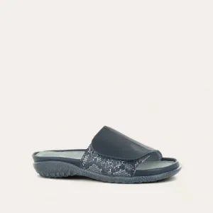 Women's Ipo Sandals - Medium In Ink/navy Python