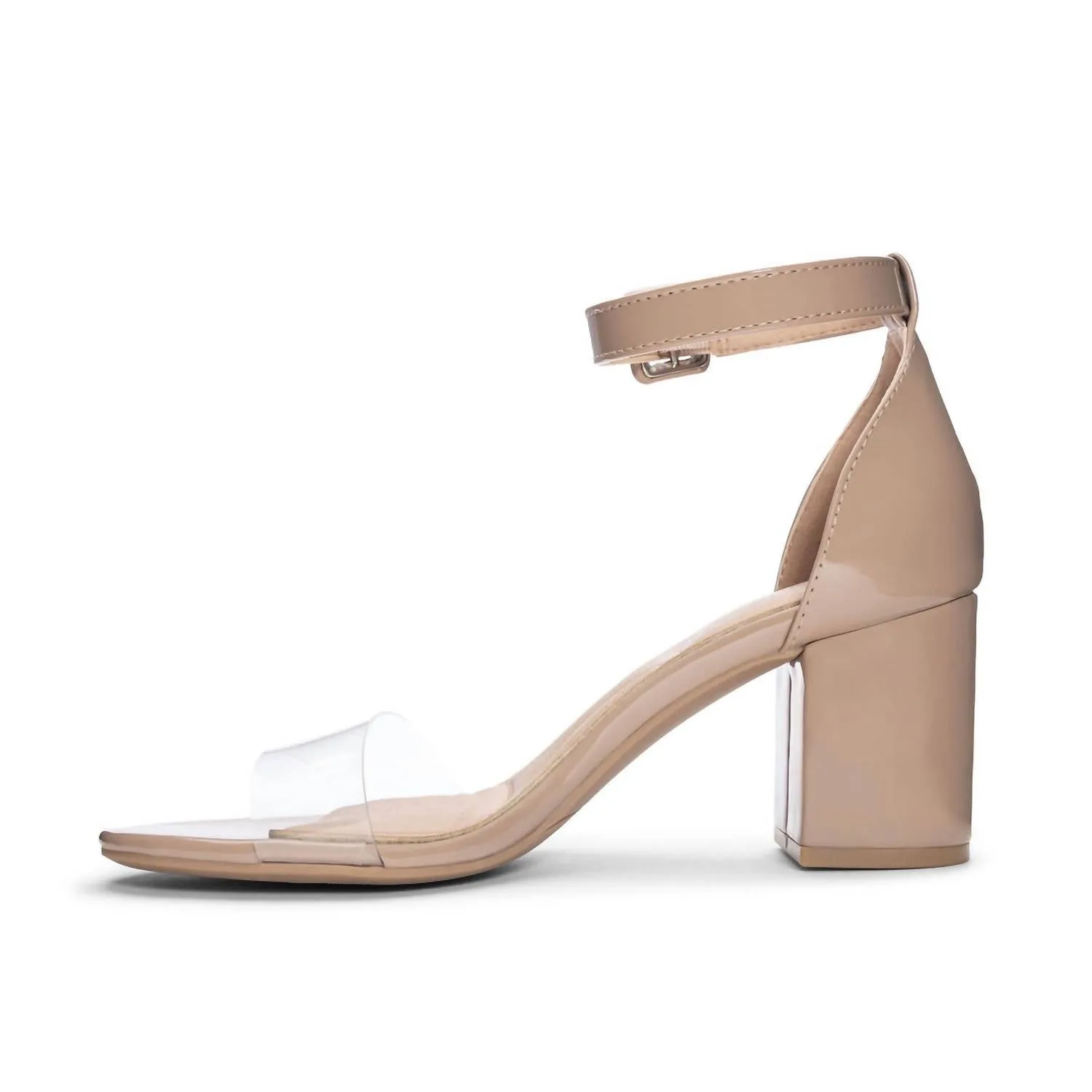 Women's Jazz Sandals In Clear/ Nude