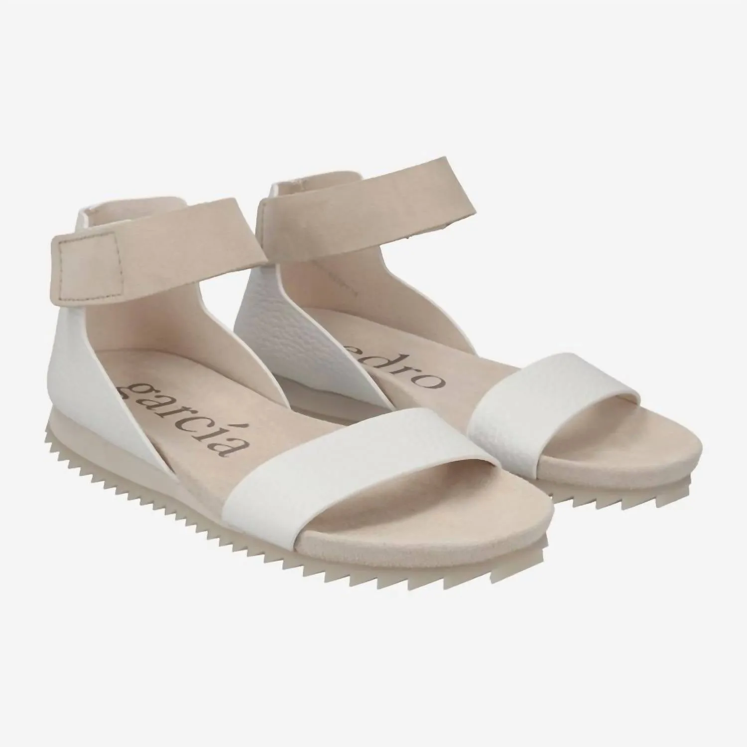 Women's Jenile Angora Sandals In White