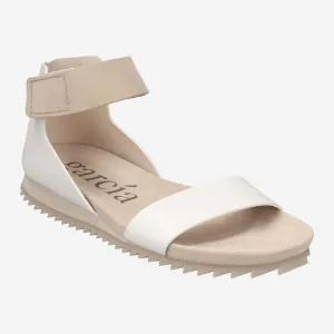 Women's Jenile Angora Sandals In White