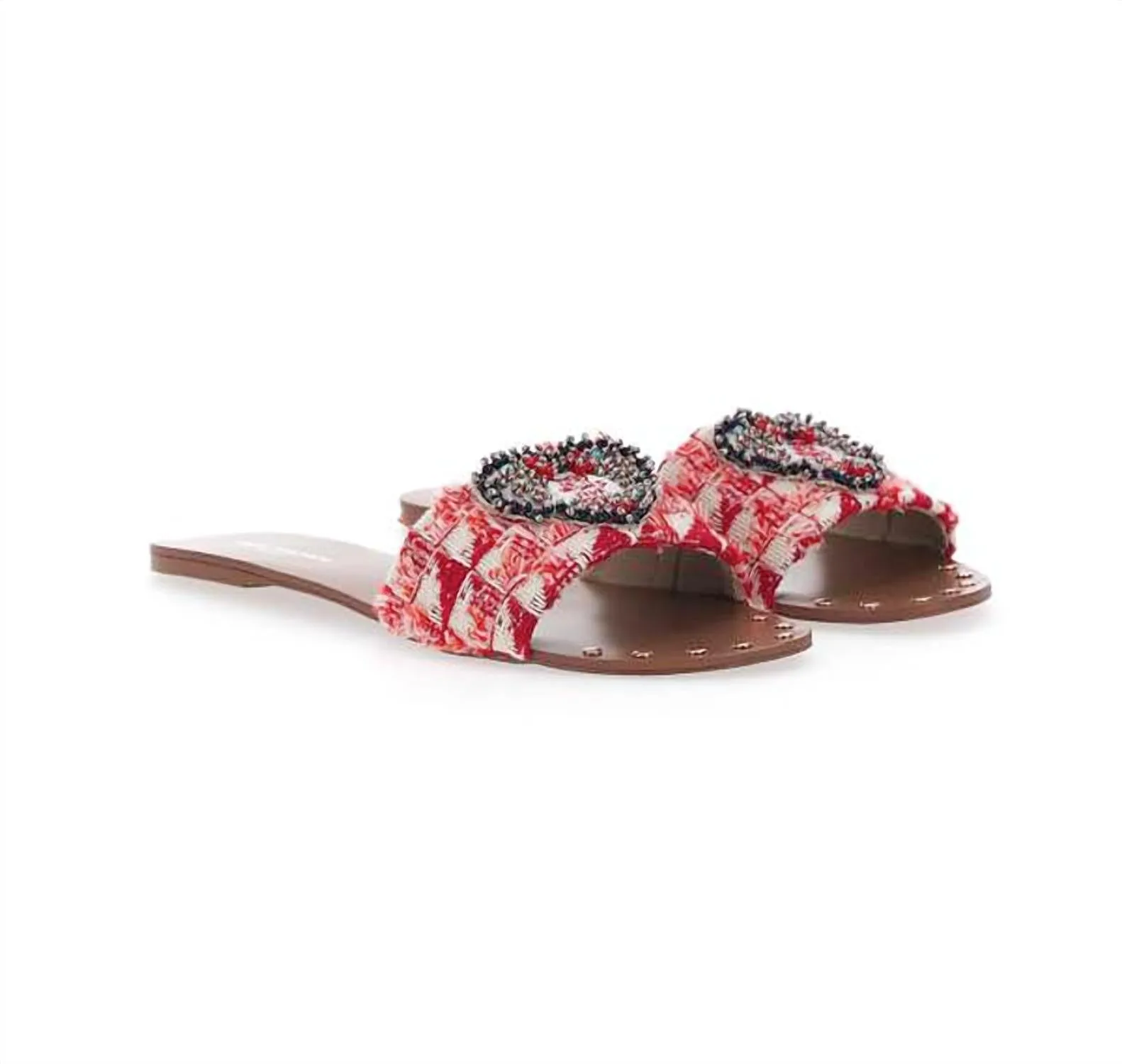 Women's Kos Slide Sandal In Red