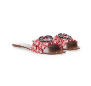 Women's Kos Slide Sandal In Red