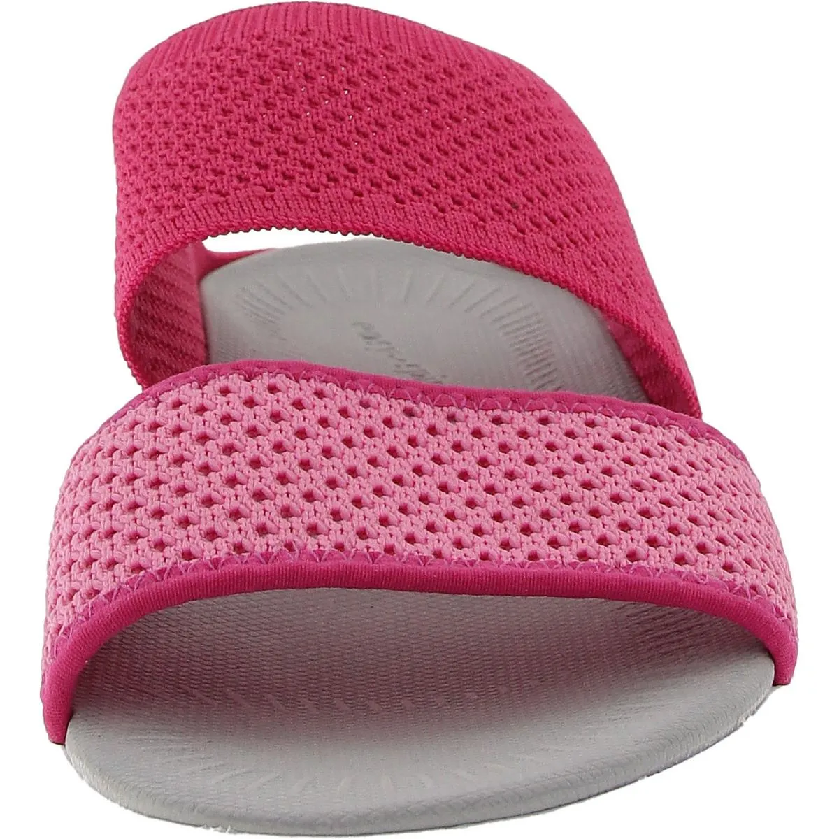Womens Laceless Knit Slide Sandals
