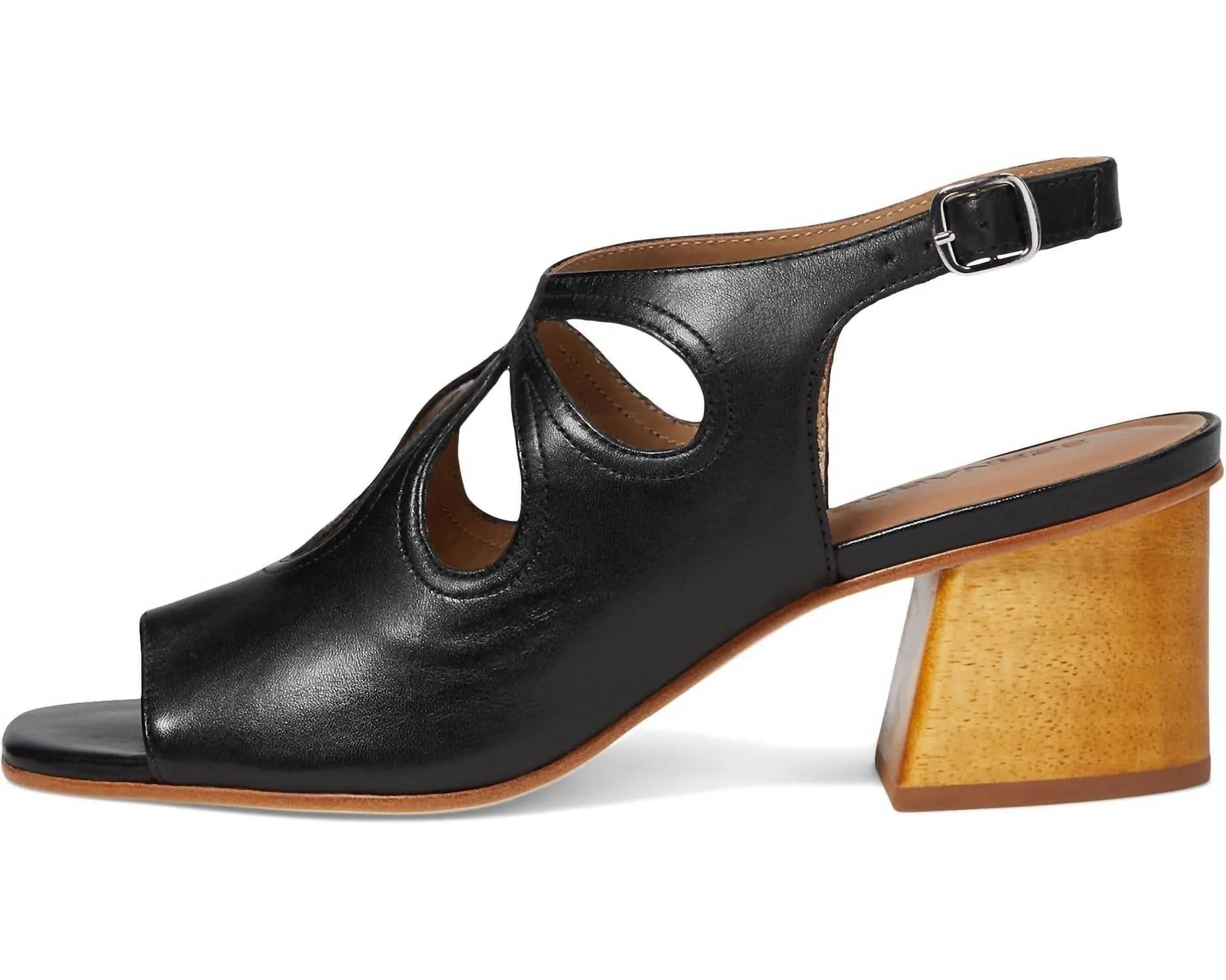 Women's Lainey Sandals In Black Glove Leather