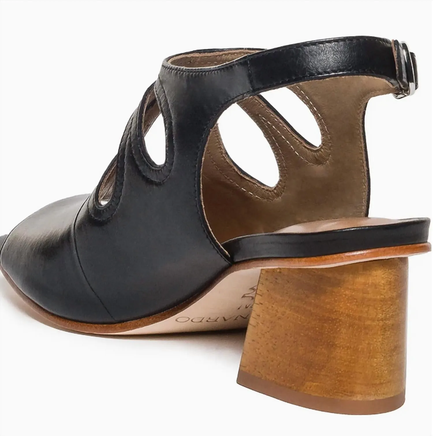 Women's Lainey Sandals In Black Glove Leather