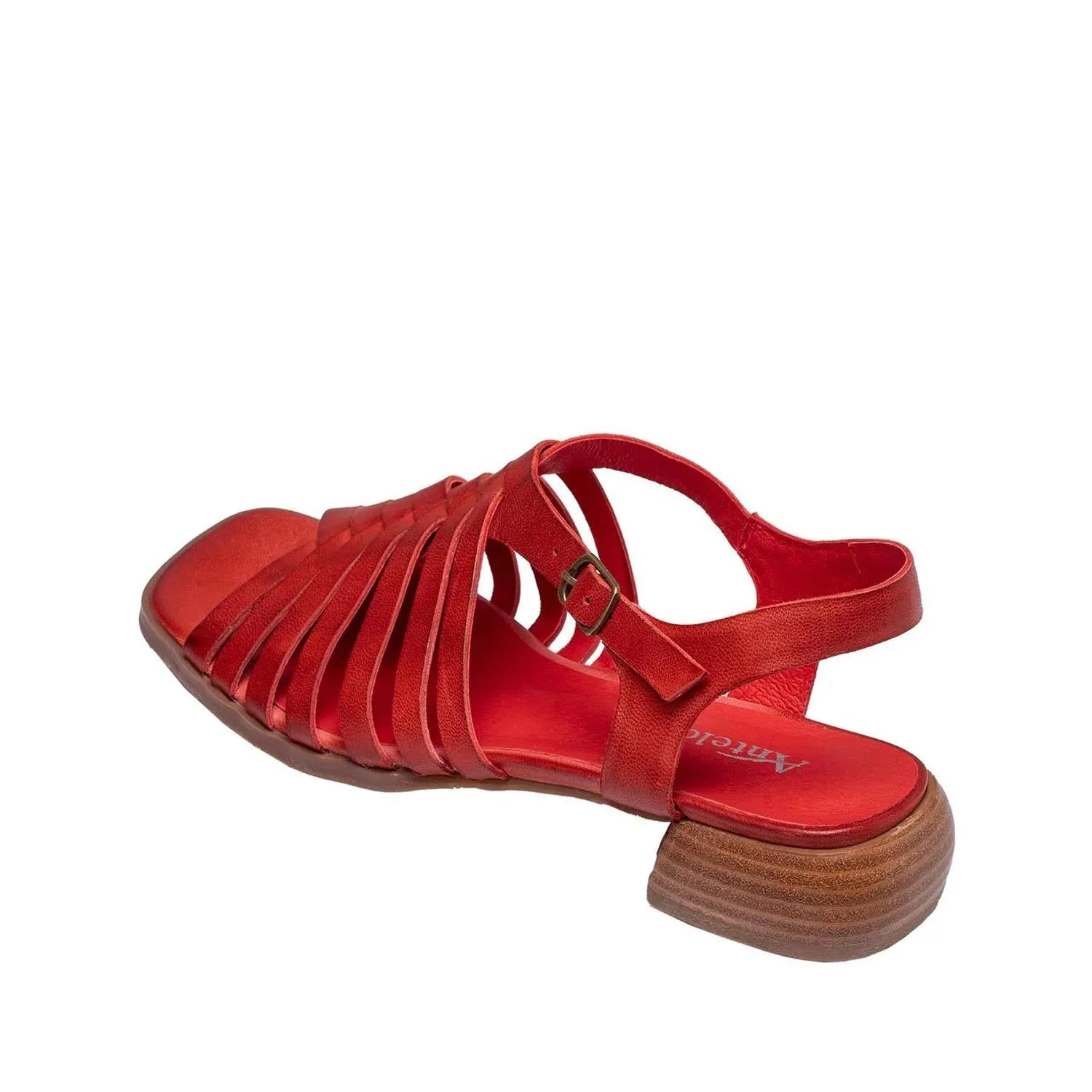 Women's Leni Sandal In Red Leather