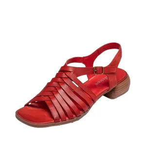 Women's Leni Sandal In Red Leather