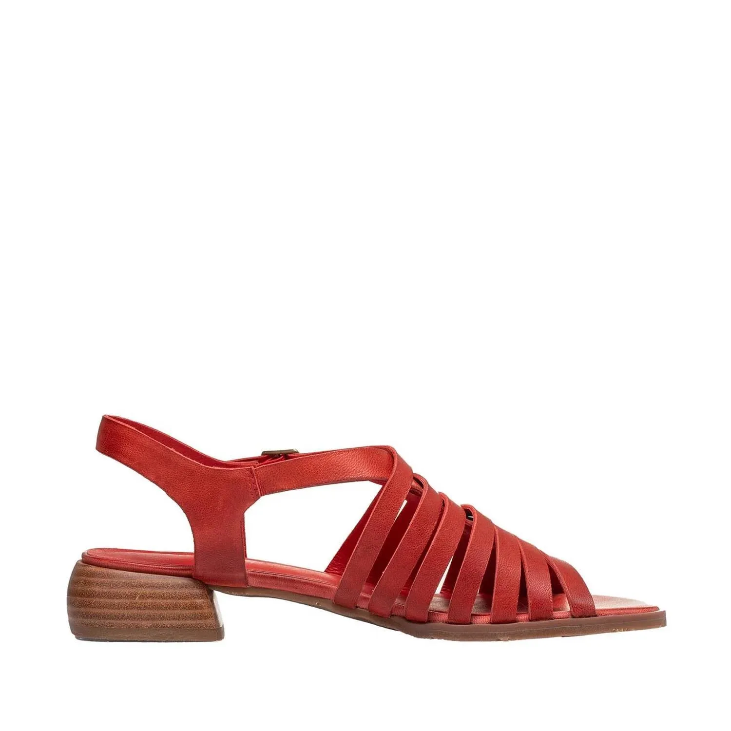 Women's Leni Sandal In Red Leather