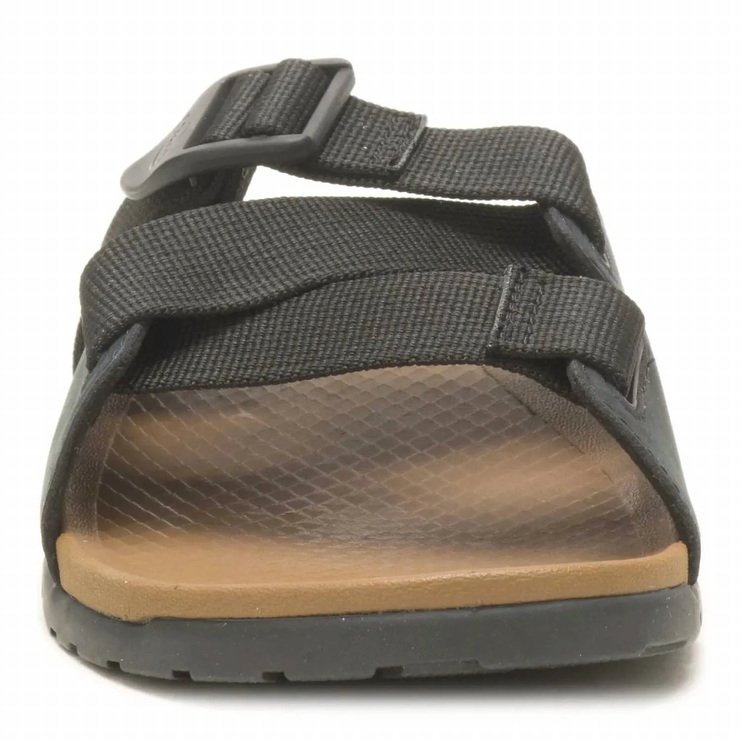 Women's Lowdown Leather Slide Sandal In Black