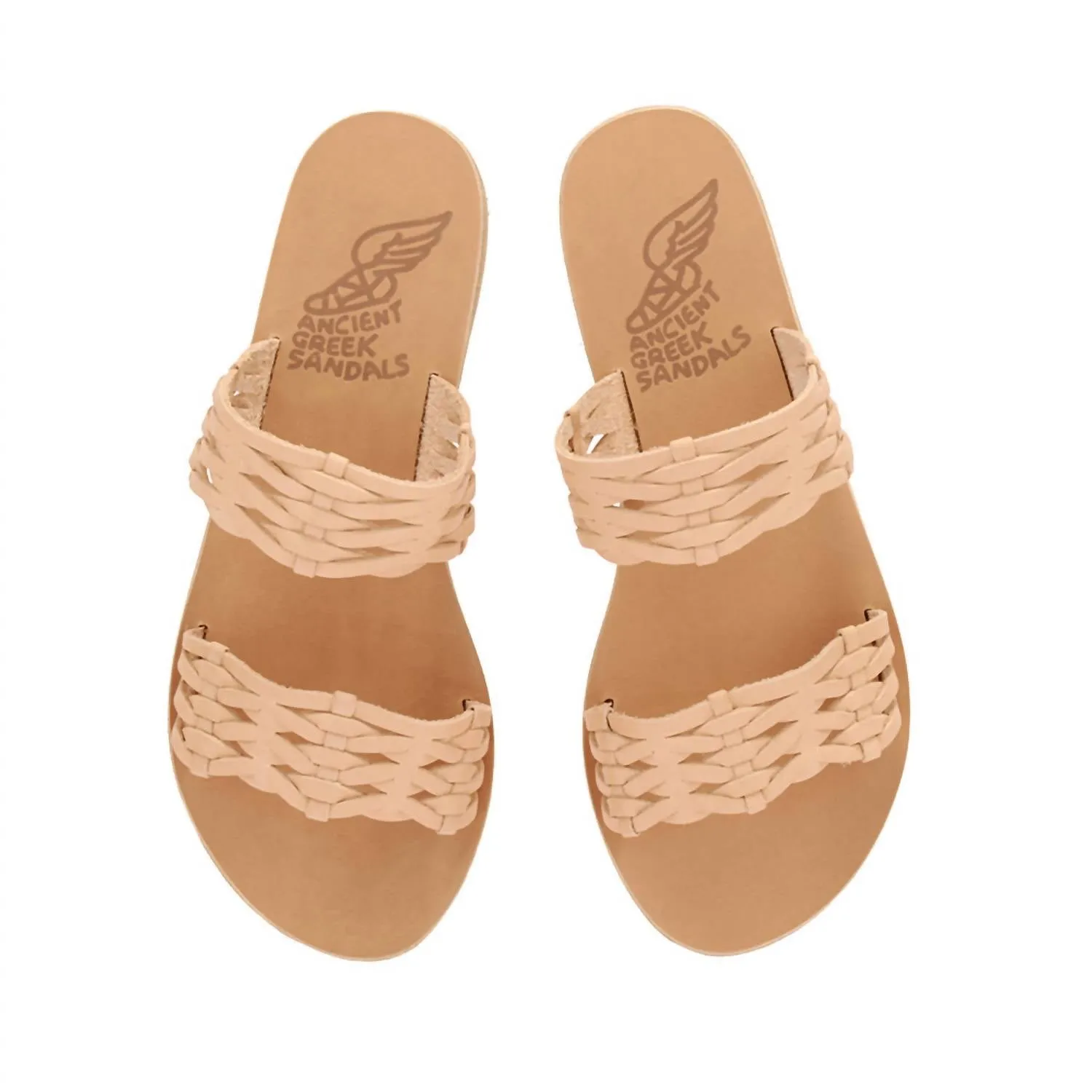 Women's Melia Woven Vachetta Sandals In Natural