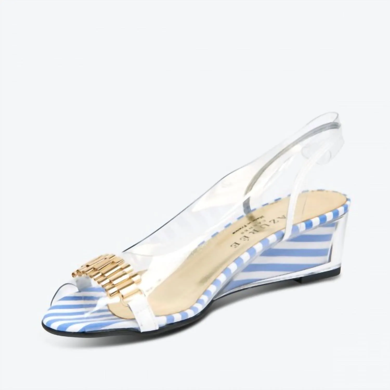 Women's Muri Wedge Sandal In Blue/white