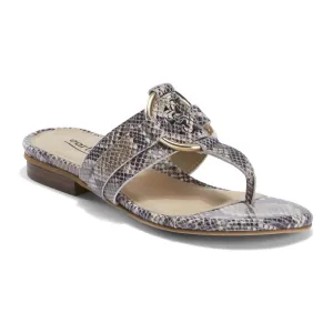Women's Mykonos Tinos Slipper Sandal In Taupe Multi