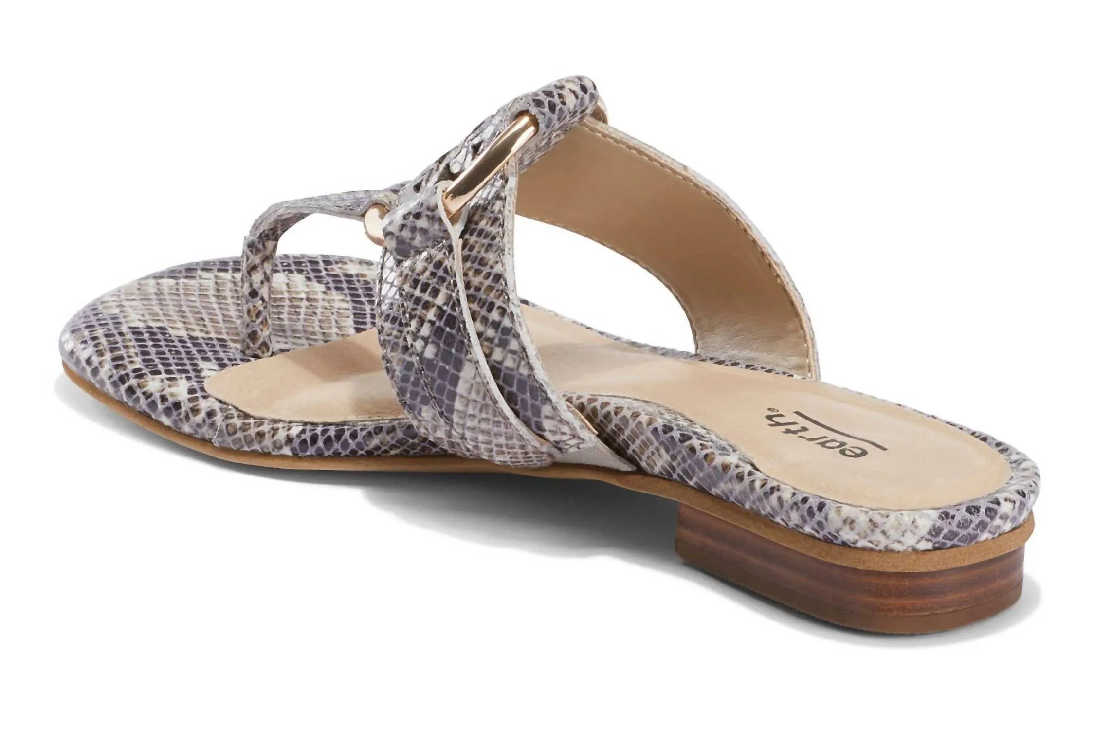 Women's Mykonos Tinos Slipper Sandal In Taupe Multi
