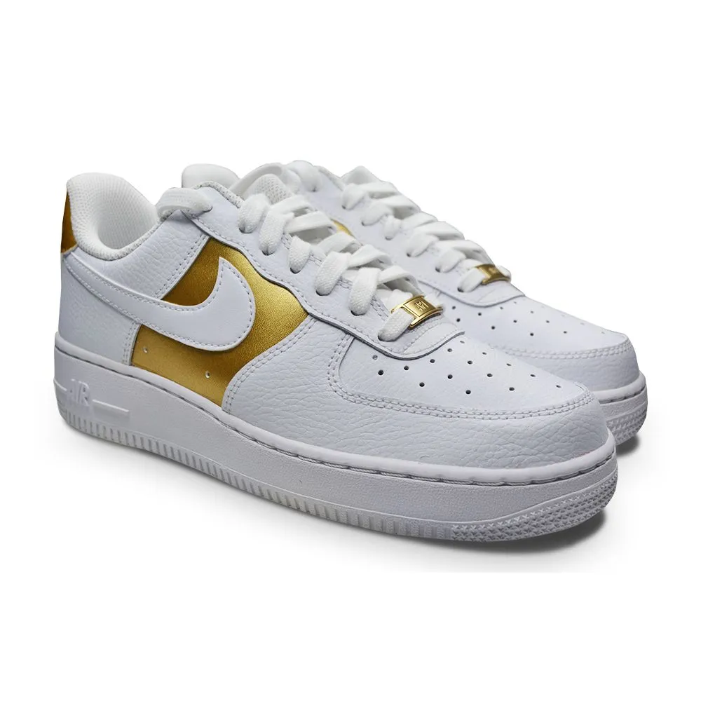 Womens Nike Air Force 1 '07 - DD8959 105 - White White Black White