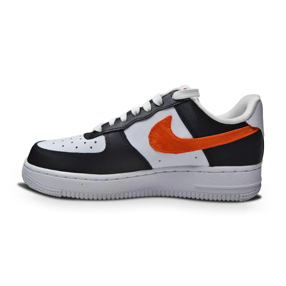 Womens Nike Air Force 1 '07 "Satin Swoosh" - DC4463 100 - White Pink Glow Starfish