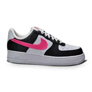 Womens Nike Air Force 1 '07 "Satin Swoosh" - DC4463 100 - White Pink Glow Starfish