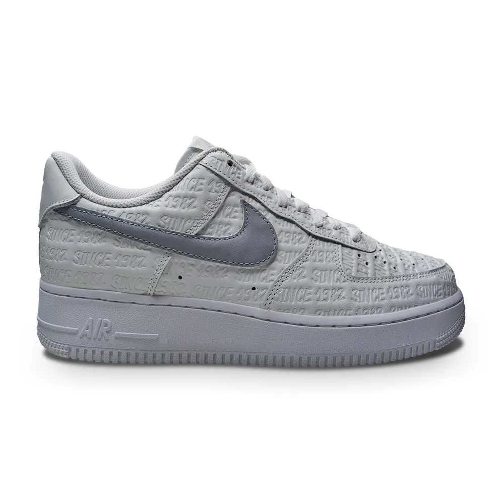 Womens Nike Air Force 1'07 Low - FJ4823 100 - Summit White Black Grey White