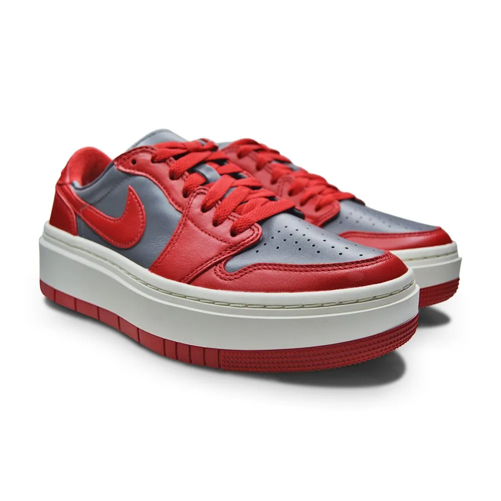Women's Nike Air Jordan 1 Elevate Low - DH7004 006 - Dark Grey Varsity Red Sail