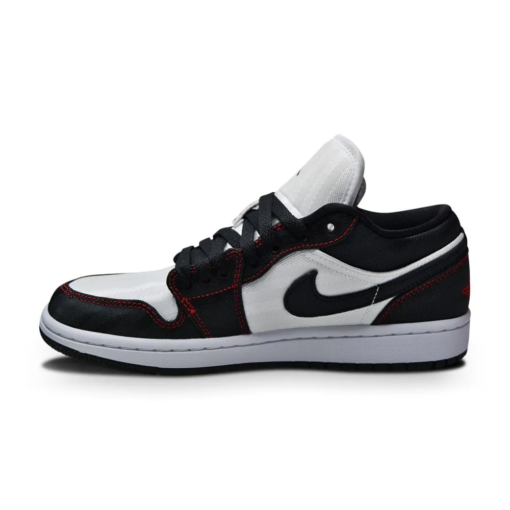Womens Nike Air Jordan 1 Low SE UTL - DD9337 106 - White Black Gym Red