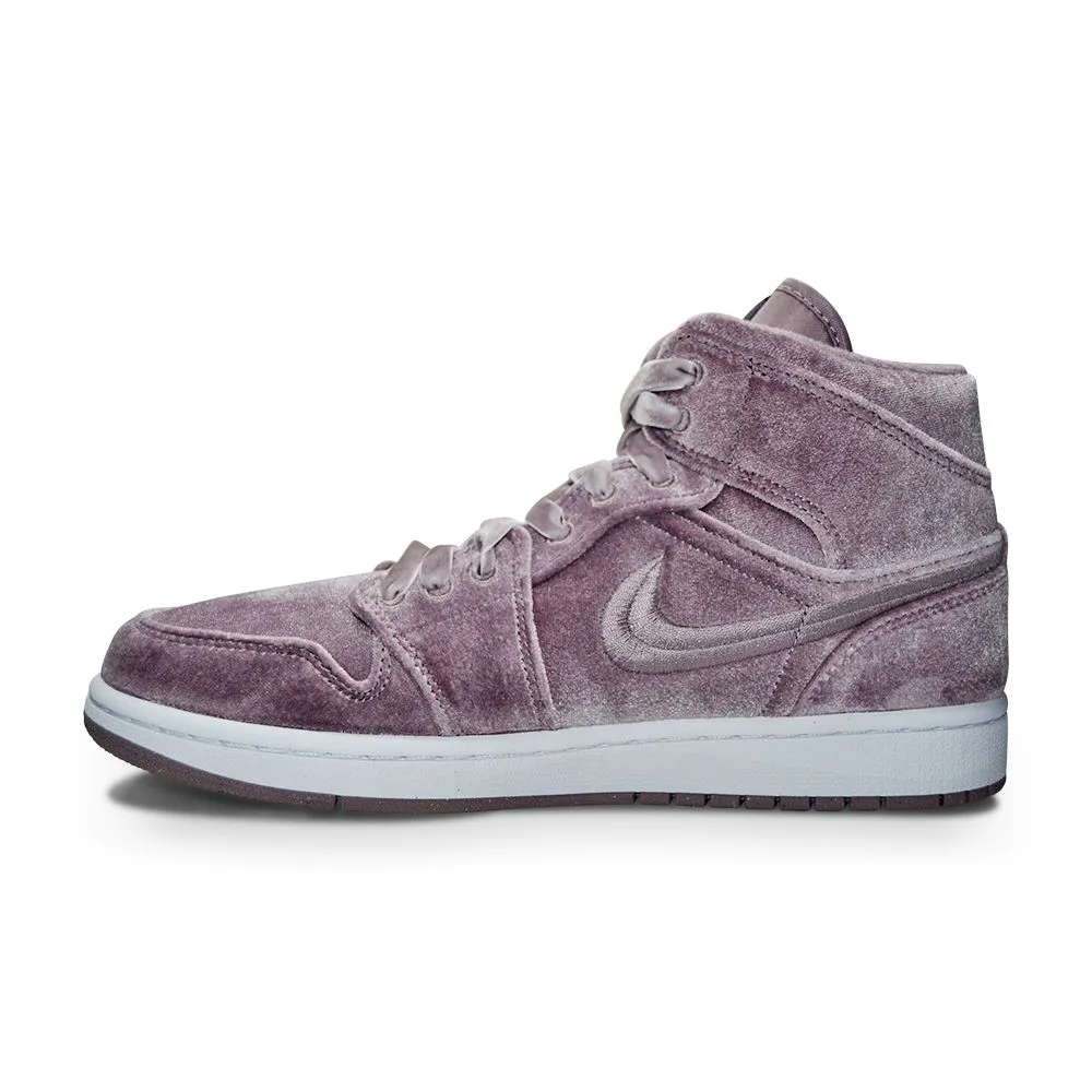 Womens Nike Air Jordan 1 Mid SE "Purple Velvet" - DQ8397 500 - Purple Smoke