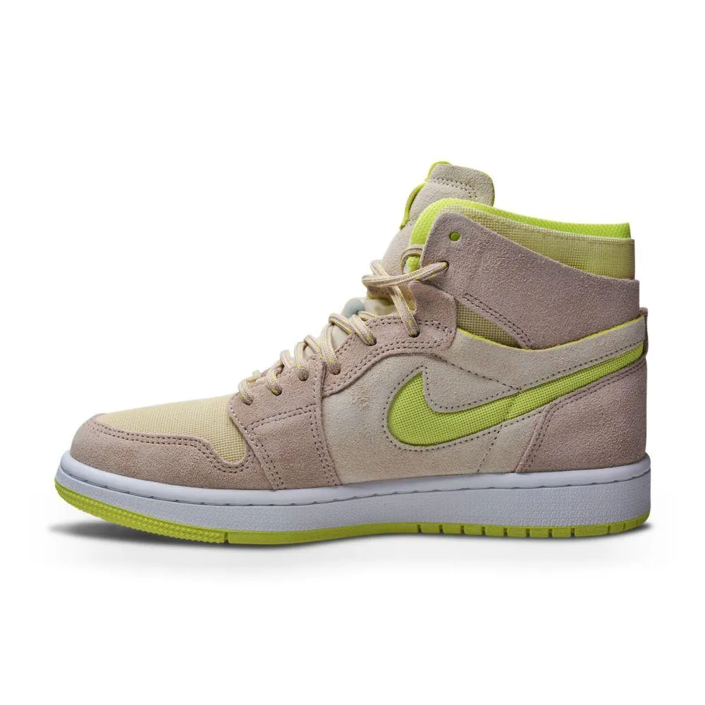 Women's Nike Air Jordan 1 Zoom "Lemon Twist" CT0979 200 Pearl White Fossil