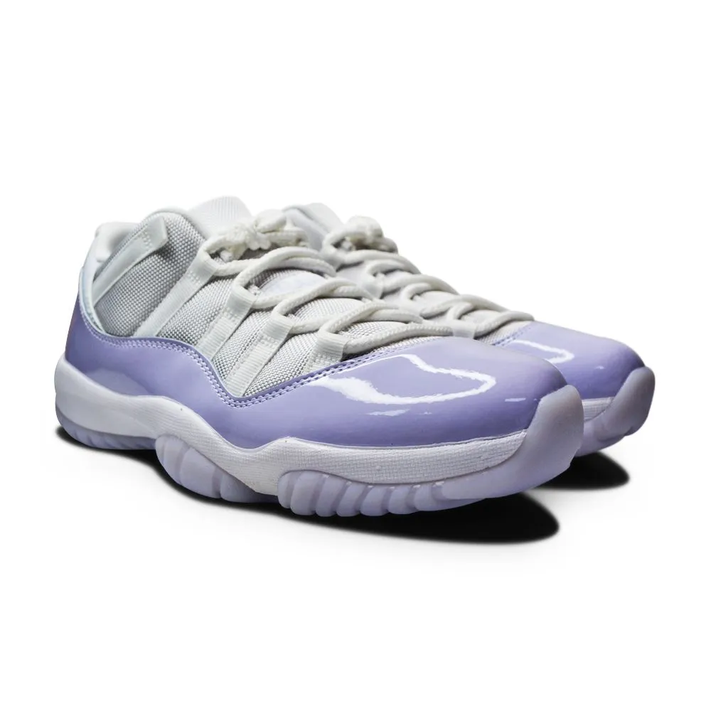 Womens Nike Air Jordan 11 Retro Low - AH7860 101 - White Pure Violet White