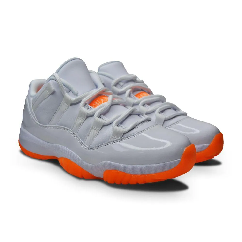 Womens Nike Air Jordan 11 Retro Low - AH7860 139 - White Bright Citrus