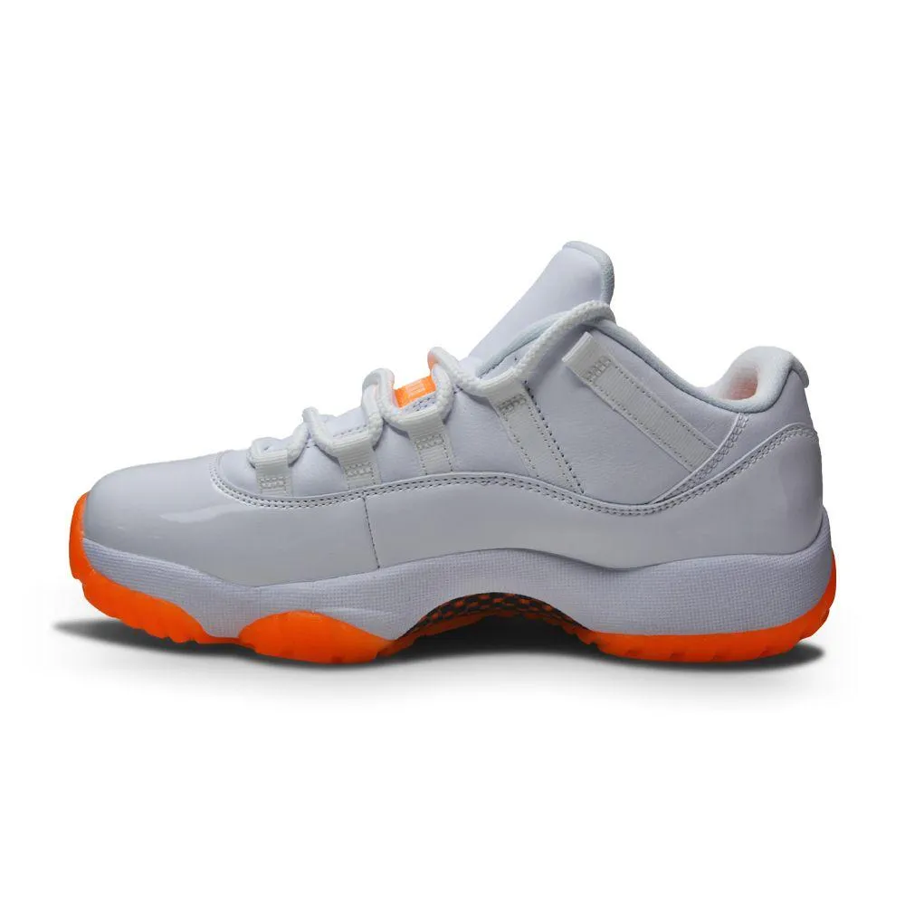Womens Nike Air Jordan 11 Retro Low - AH7860 139 - White Bright Citrus
